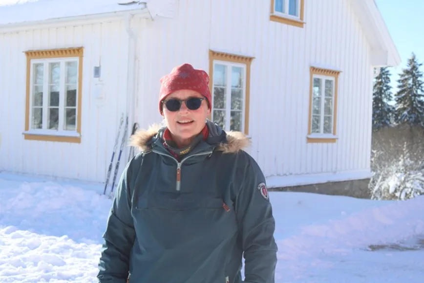 Begynneropplæring på ski er en sentral del av vinterkurset, forteller førstelektor Anne Berg ved DMMH.