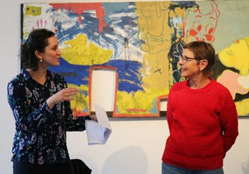 Rebeka Helena Blikstad og Sonja Kibsgaard samtaler om DMMHs tid i Bispegata.